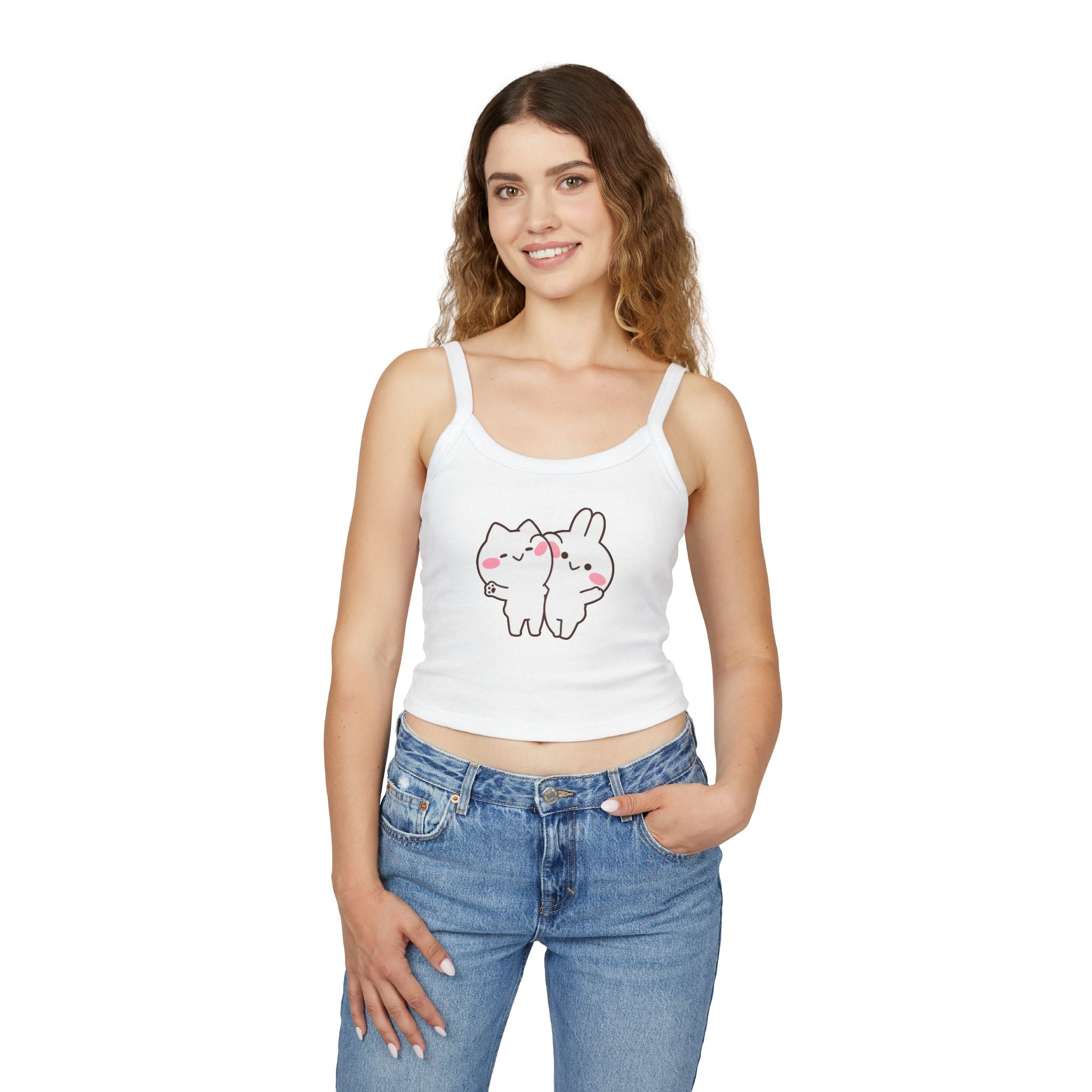Mimi&Neko Spaghetti Strap Tank Top